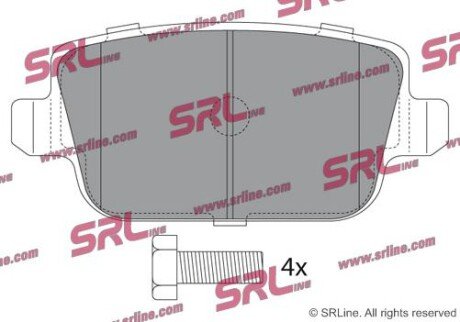 Фото автозапчасти гальмівні(тормозні) колодки SRLine S701236