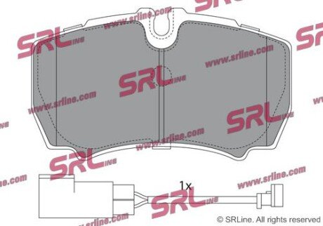 Фото автозапчасти гальмівні(тормозні) колодки SRLine S701237