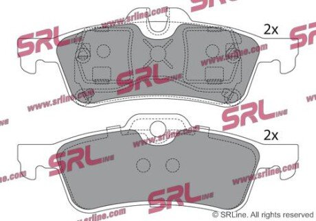 Фото автозапчасти гальмівні(тормозні) колодки SRLine S701347