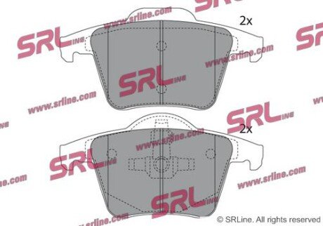 Фото автозапчасти гальмівні(тормозні) колодки SRLine S701355