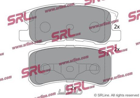 Фото автозапчасти гальмівні(тормозні) колодки SRLine S701361