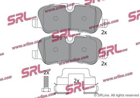 Фото автозапчасти гальмівні(тормозні) колодки SRLine S701366