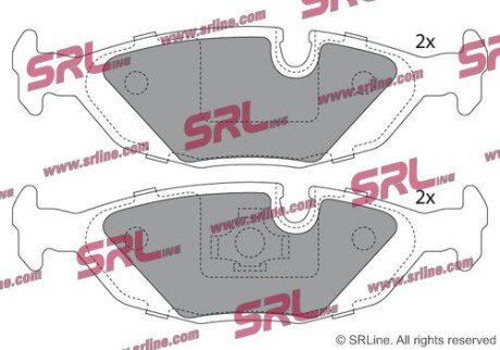 Фото автозапчасти гальмівні(тормозні) колодки SRLine S701370