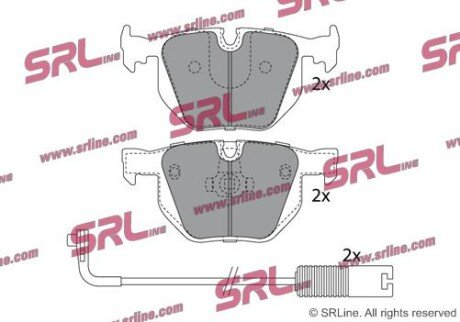 Фото автозапчасти гальмівні(тормозні) колодки SRLine S701374