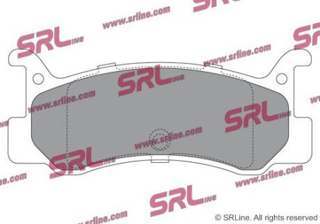 Фото автозапчасти гальмівні(тормозні) колодки SRLine S701398