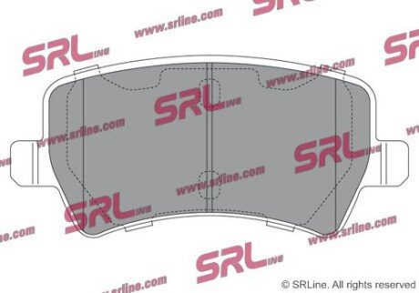 Фото автозапчастини гальмівні(тормозні) колодки SRLine S701439