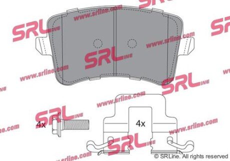 Фото автозапчасти гальмівні(тормозні) колодки SRLine S701498