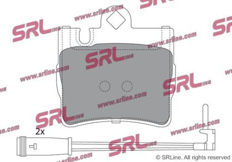 Фото автозапчасти гальмівні(тормозні) колодки SRLine S701499