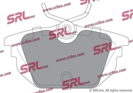 Фото автозапчастини гальмівні(тормозні) колодки SRLine S701522