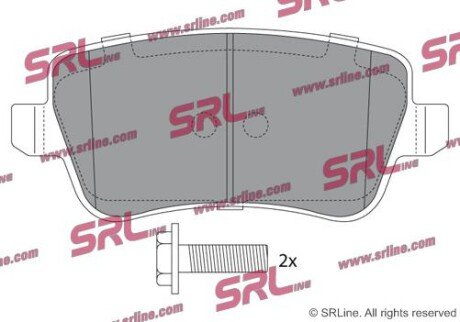 Фото автозапчастини гальмівні(тормозні) колодки SRLine S701540