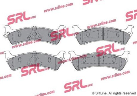 Фото автозапчасти гальмівні(тормозні) колодки SRLine S701577