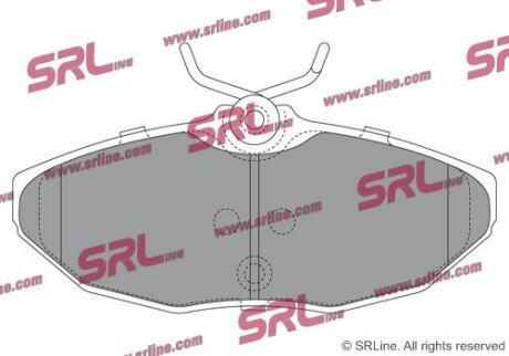 Фото автозапчасти гальмівні(тормозні) колодки SRLine S701606