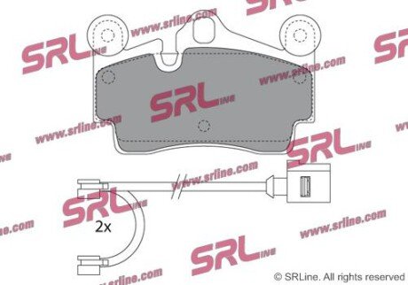 Фото автозапчасти гальмівні(тормозні) колодки SRLine S701609