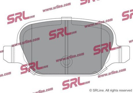 Фото автозапчасти гальмівні(тормозні) колодки SRLine S701611