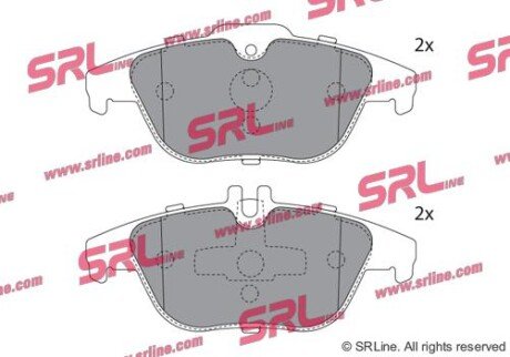 Фото автозапчасти гальмівні колодки дискові SRLine S701684