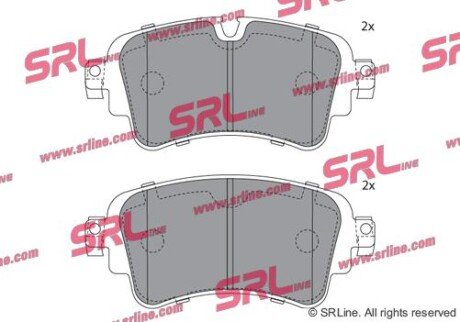 Фото автозапчасти гальмівні колодки дискові SRLine S701703