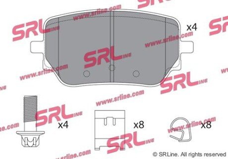 Фото автозапчасти klocki hamulcowe SRLine S701863