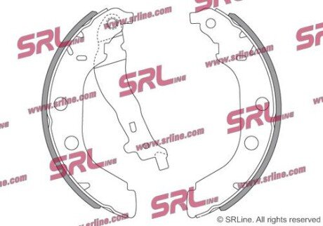 Фото автозапчасти барабанні(тормозні) колодки SRLine S721041