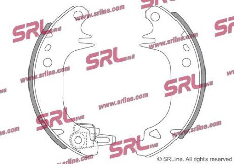 Фото автозапчастини барабанні(тормозні) колодки SRLine S721052