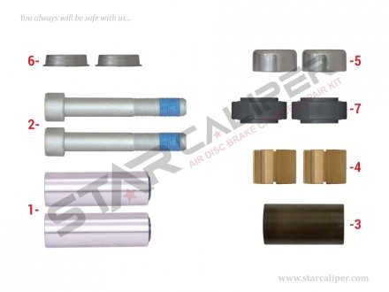 Фото автозапчасти mck1118 рмк супорта cft2108 StarCaliper 2108