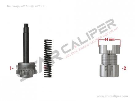 Ремкомплект суппорта Adjusting Mechanism & Housing (Right - New Type) StarCaliper 2201