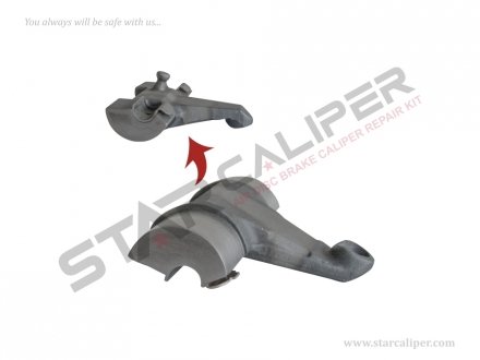 Фото автозапчасти ремкомплект суппорта Caliper Lever (Length 114 mm) StarCaliper 2207