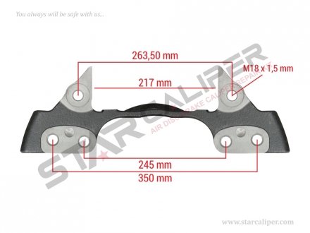 Фото автозапчастини ремкомплект суппорта ELSA 225 Type ROR Axle StarCaliper 2332