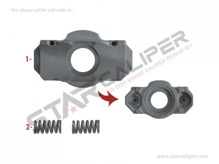 Фото автозапчастини ремкомплект суппорта Adjusting Mechanism Support (Man TGX) StarCaliper 3132