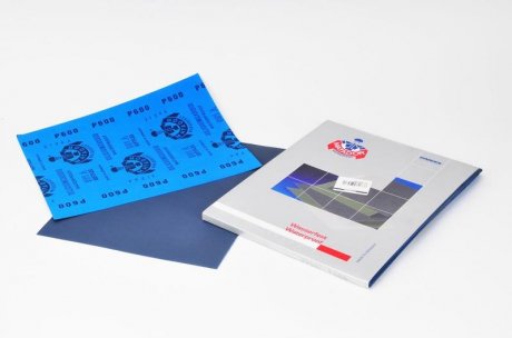 Наждачний папір MATADOR 991, аркуш, P600, 230 х 280мм, колір: синій, для ручного шліфування, 50 шт. (ціна за упаковку) STARCKE 10MW0600P