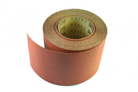 Наждачная бумага ERSTA 542, рулон, P120, 115мм x 25м, цвет: коричневый, для ручного шлифования (цена за упаковку) STARCKE 10R00120 (фото 1)