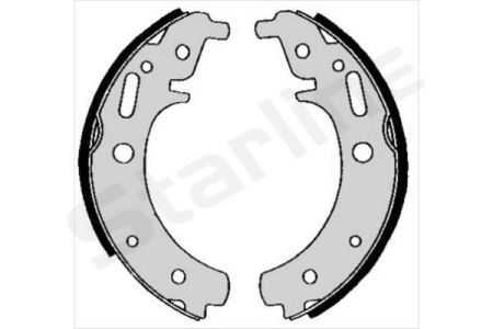 Фото автозапчасти гальмівні колодки барабанні StarLine BC 05790