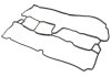 Прокладка, крышка головки цилиндра StarLine GA 2052 (фото 2)