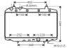 Фото автозапчасти радіатор охолодження HONDA CIVIC (2006) 1.3 IDSI StarLine HD2188 (фото 1)