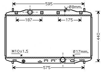 Фото автозапчастини радіатор охолодження HONDA CIVIC (2006) 2.2 I-CTDI/I-CTDI GT TYPE S/I-CTDI TYPE S StarLine HD2190