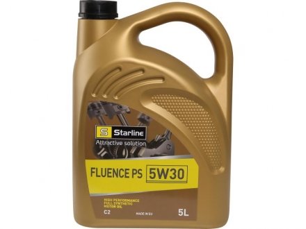 Моторное масло FLUENCE PS / 5W30 / 5л. / (ACEA С2, API SM/CF, PSA B712290) StarLine NA PS-5