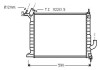 Фото автозапчасти радіатор охолодження OPEL VECTRA (1996) 2.0 DTI StarLine OLA2275 (фото 1)