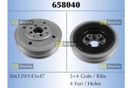 Фото автозапчасти шків ременя StarLine RS 658040