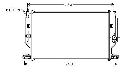 Фото автозапчастини радіатор охолодження TOYOTA AURIS (2007) AURIS 2.2 D4D StarLine TO2402