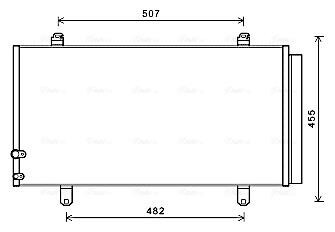 Фото автозапчасти ty camry 2012 конденсер camry 2.5 vvti StarLine TO5698D (фото 1)