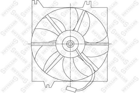 Фото автозапчасти диффузор вентилятора двигателя STELLOX 2999401SX