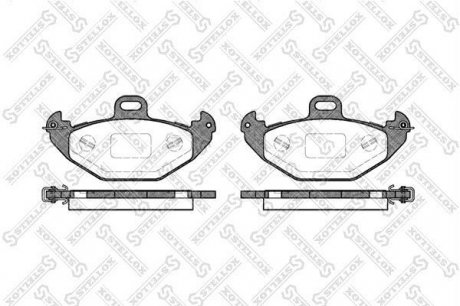 Фото автозапчасти гальмівнi колодки дисковi Renault Laguna 97- задн. STELLOX 697 000B-SX (фото 1)