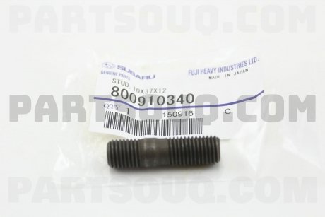 Фото автозапчасти болт крепления SUBARU 800910340