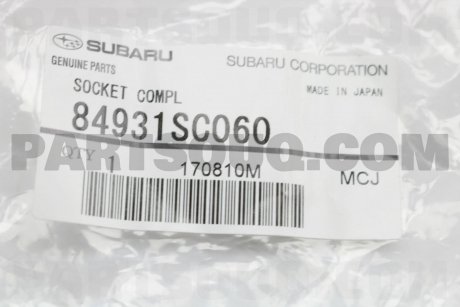 Фото автозапчасти провод заднего фонаря SUBARU 84931SC060