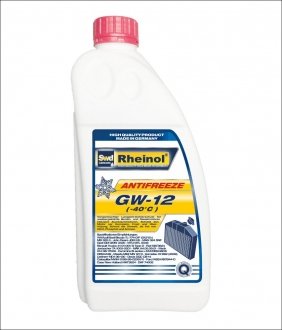 Рідина охолоджуюча antifreeze gw12 (-40 c) 1.5l SWD RHEINOL 39140.180
