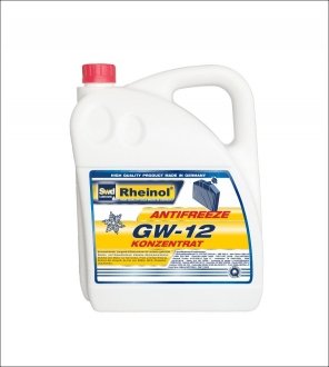 Рідина охолоджуюча antifreeze gw12 konzentrat 5l SWD RHEINOL 39142.580 (фото 1)