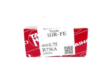 Фото автозапчасти вкладыши шатунные 0,75 (к-т на двигатель 12 шт TOYOTA 1GR-FE) TAIHO R736A.075