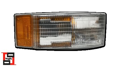 Ліхтар вказівника повороту з 2 pole Volvo FM12, FH12 (штамп E-Mark) (3981667) TANGDE TD01-51-007-2