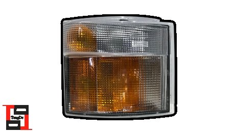 Ліхтар вказівника повороту без фішки і дроту праве Scania R114 (штамп E-Mark) (1387155) TANGDE TD01-52-002R (фото 1)