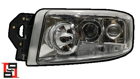 Фара головного світла р/керування біла з протитуманкою, з ксеноновою лампою та баластом ліве Renault new Premium (штамп E-Mark) (5010578451, 7421636295) TANGDE TD01-58-010AXL