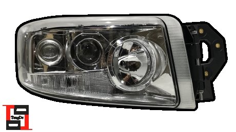 Фара головного світла р/керування біла з протитуманкою, з ксеноновою лампою та баластом праве Renault new Premium (штамп E-Mark) (5010578475, 7421636309) TANGDE TD01-58-010AXR
